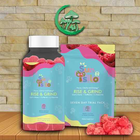 Sun & Silo Rise & Grind Mushroom Gummies
