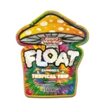 Float Mushroom Gummies Smart Shrooms + D9 100mg Tropical Trip