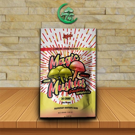 Hixotic Magic Mushies Gummies Strawberry Lemonade