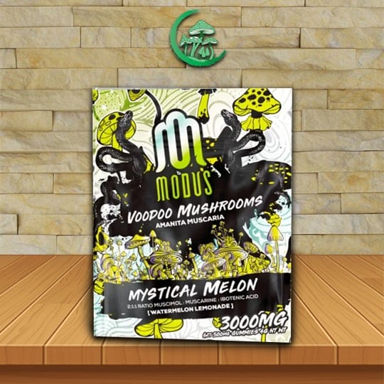 Modus Amanita Muscaria Voodoo Gummies 3000mg Mystical Melon Flavor