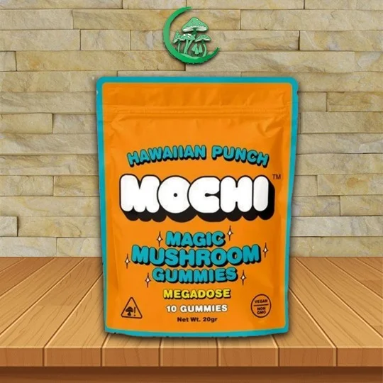 Mochi Megadose Magic Mushroom Gummies 10ct Hawaiian Punch
