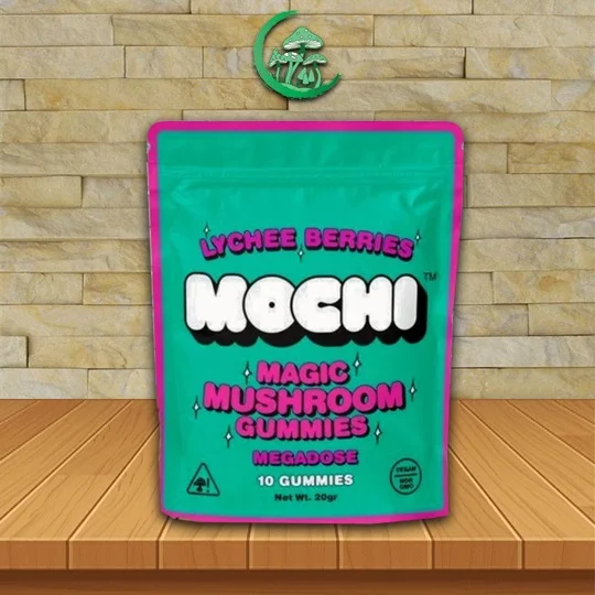 Mochi Megadose Magic Mushroom Gummies 10ct Lychee Berries