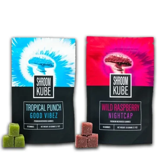 Shroom Kube Functional Mushroom Premium Microdose Gummies 10ct