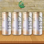 BREZ Flow Functional Mushroom Drink 2200mg - Lemon Eiderflower -- 4pack
