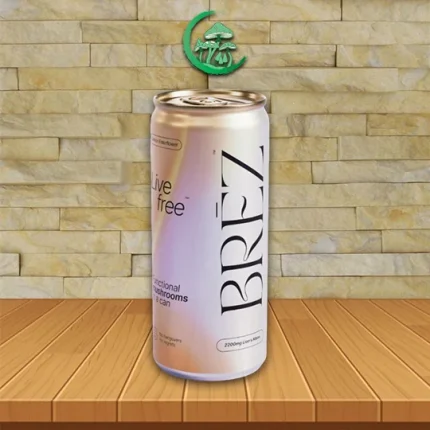 BREZ Flow Functional Mushroom Drink 2200mg - Lemon Eiderflower -- Single