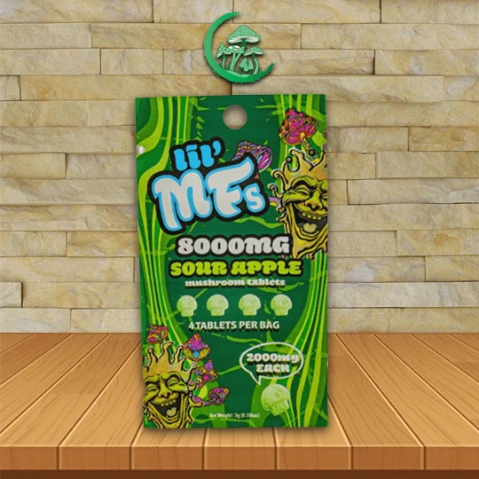 Lil_MFs_Mushroom_Tablets_4ct_8000mg_Sour_Apple_4_Tablet_Pack_Great_Mushroom_shop Lil MFs Mushroom Tablets 4ct 8,000mg - Image 7