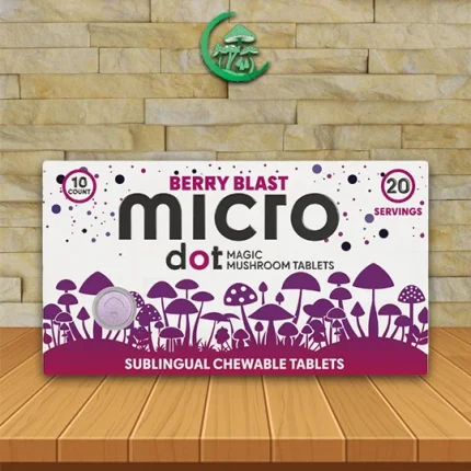 Microdot Magic Mushroom Tablets 10pk - Berry Blast