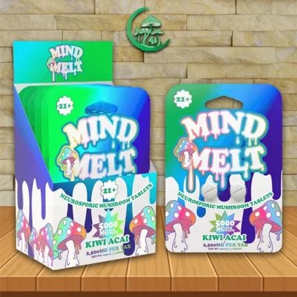 MindMelt Neurosporic Mushroom Tablets 5000mg - Kiwi Acai
