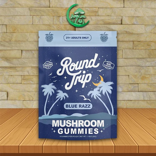 Round_Trip_Mushroom_Gummies_Blue_Razz_Great_Mushroom_Shop Round Trip Mushroom Gummies - Image 5