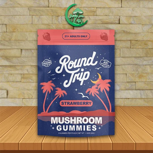 Round_Trip_Mushroom_Gummies_Strawberry_Great_Mushroom_Shop Round Trip Mushroom Gummies - Image 2