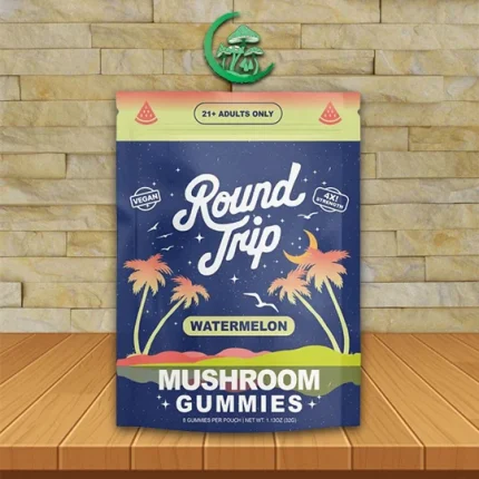 Round Trip Mushroom Gummies - Watermelon