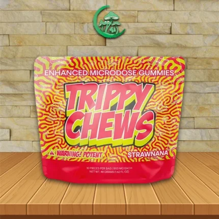 Trippy Chews Mushroom Gummies - Strawnana